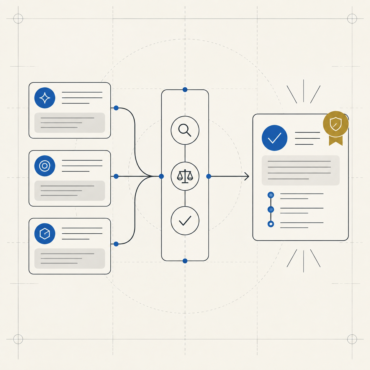Abstract evaluation evidence path